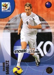 Sticker Shane Smeltz - FIFA World Cup South Africa 2010. Premium cards - Panini
