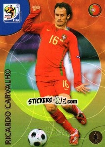 Cromo Ricardo Carvalho - FIFA World Cup South Africa 2010. Premium cards - Panini