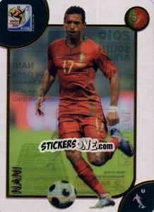 Figurina Nani - FIFA World Cup South Africa 2010. Premium cards - Panini