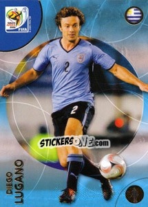 Sticker Diego Lugano - FIFA World Cup South Africa 2010. Premium cards - Panini