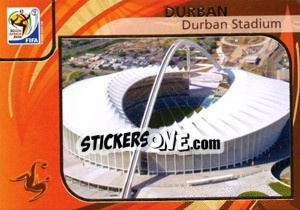 Sticker Durban - FIFA World Cup South Africa 2010. Premium cards n. 188 - Panini