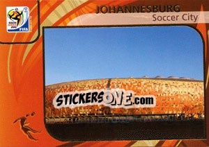 Sticker Johannesburg (Soccer City) - FIFA World Cup South Africa 2010. Premium cards n. 190 - Panini