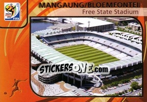 Sticker Mangaung/Bloemfontein - FIFA World Cup South Africa 2010. Premium cards - Panini