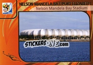 Sticker Nelson Mandela Bay/Port Elizabeth - FIFA World Cup South Africa 2010. Premium cards n. 192 - Panini
