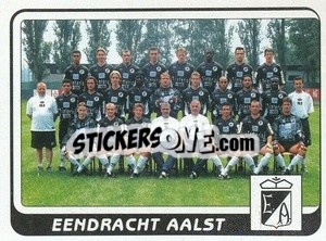 Sticker Team Photo - Football Belgium 2001-2002 n. 9 - Panini
