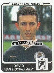 Cromo David van Hoyweghen - Football Belgium 2001-2002 n. 11 - Panini