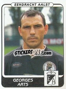 Sticker Georges Arts - Football Belgium 2001-2002 n. 13 - Panini