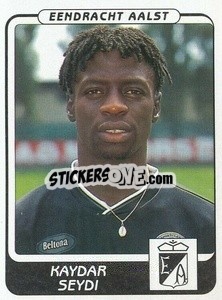 Cromo Kaydar Seydi - Football Belgium 2001-2002 n. 15 - Panini