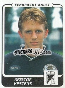 Sticker Kristof Kestens - Football Belgium 2001-2002 n. 18 - Panini