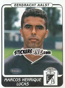 Cromo Marcos Henrique Lucas - Football Belgium 2001-2002 n. 20 - Panini