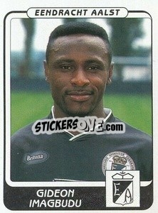 Sticker Gideon Imagbudu - Football Belgium 2001-2002 n. 21 - Panini