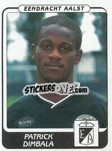 Figurina Patrick Dimbala - Football Belgium 2001-2002 n. 24 - Panini