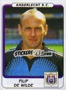 Sticker Filip de Wilde - Football Belgium 2001-2002 n. 30 - Panini