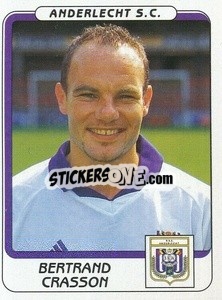 Sticker Bertrand Crasson - Football Belgium 2001-2002 n. 31 - Panini