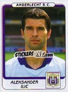 Sticker Aleksander Ilic - Football Belgium 2001-2002 n. 33 - Panini