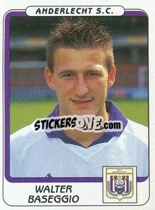 Cromo Walter Baseggio - Football Belgium 2001-2002 n. 39 - Panini