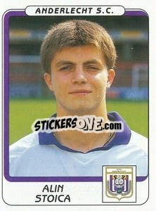 Sticker Alin Stoica - Football Belgium 2001-2002 n. 40 - Panini