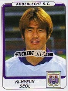 Sticker Ki-Hyeun Seol - Football Belgium 2001-2002 n. 43 - Panini