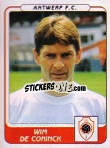 Sticker Wim de Connick - Football Belgium 2001-2002 n. 48 - Panini