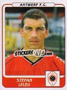 Sticker Stefan Leleu - Football Belgium 2001-2002 n. 52 - Panini
