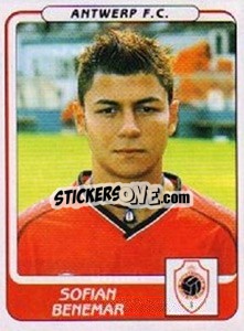 Sticker Sofiah Benemar - Football Belgium 2001-2002 n. 53 - Panini