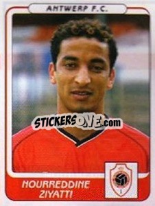 Sticker Nourreddine Ziyatti - Football Belgium 2001-2002 n. 60 - Panini