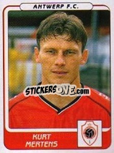 Sticker Kurt Mertens - Football Belgium 2001-2002 n. 66 - Panini