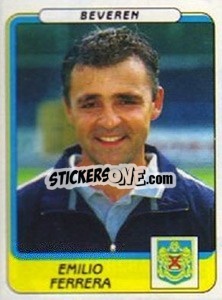 Sticker Emilio Ferrera - Football Belgium 2001-2002 n. 68 - Panini