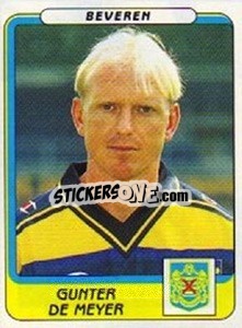 Sticker Gunter de Meyer - Football Belgium 2001-2002 n. 73 - Panini