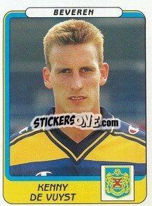 Sticker Kenny de Vuyst - Football Belgium 2001-2002 n. 77 - Panini