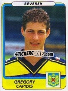 Sticker Gregory Capidis - Football Belgium 2001-2002 n. 83 - Panini