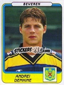 Sticker Andrei Demkine - Football Belgium 2001-2002 n. 85 - Panini