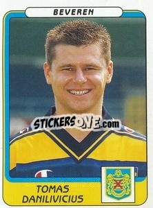 Sticker Tomas Danilivicius - Football Belgium 2001-2002 n. 86 - Panini