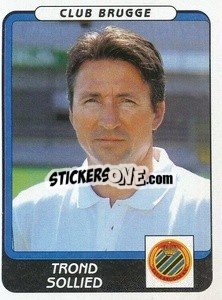 Sticker Trond Sollied - Football Belgium 2001-2002 n. 88 - Panini