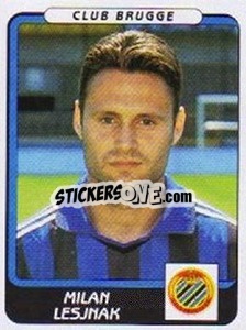 Cromo Milan Lesjnak - Football Belgium 2001-2002 n. 93 - Panini