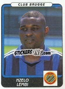 Figurina Nzelo Lembi - Football Belgium 2001-2002 n. 94 - Panini