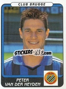 Sticker Peter van der Heyden - Football Belgium 2001-2002 n. 95 - Panini