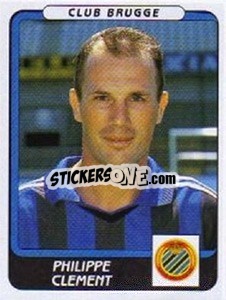 Sticker Philippe Clement - Football Belgium 2001-2002 n. 99 - Panini