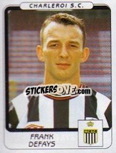 Sticker Frank Defays - Football Belgium 2001-2002 n. 111 - Panini