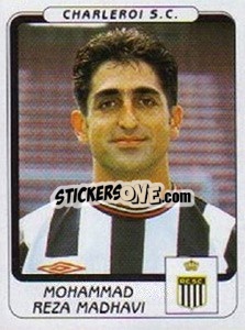 Sticker Mohammad Reza Madhavi - Football Belgium 2001-2002 - Panini