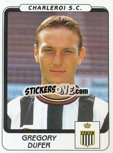 Sticker Gregory Dufer - Football Belgium 2001-2002 n. 117 - Panini