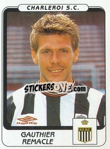 Sticker Gauthier Remacle - Football Belgium 2001-2002 n. 118 - Panini