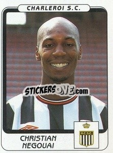 Cromo Christian Negouai - Football Belgium 2001-2002 n. 120 - Panini