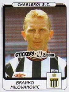 Cromo Branko Milovanovic - Football Belgium 2001-2002 n. 121 - Panini