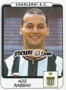 Cromo Aziz Rabbah - Football Belgium 2001-2002 n. 123 - Panini