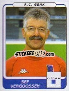 Sticker Sef Vergoossen - Football Belgium 2001-2002 n. 128 - Panini