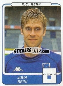 Sticker Juma Reini - Football Belgium 2001-2002 - Panini
