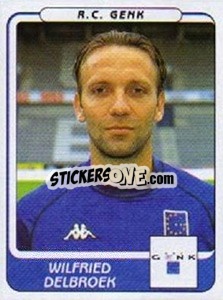 Sticker Wilfried Delbroeck - Football Belgium 2001-2002 n. 132 - Panini