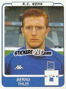Sticker Bernd Thijs - Football Belgium 2001-2002 n. 136 - Panini