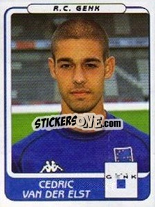 Sticker Cedric van der Elst - Football Belgium 2001-2002 - Panini